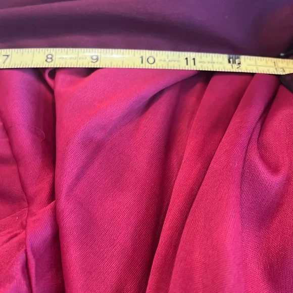 NWTStunningMaxiIssueNewYorkGownSpaghettiStrapsPuffedSleeves.Merlot.HeadTurnig.8 - Picture 14 of 17